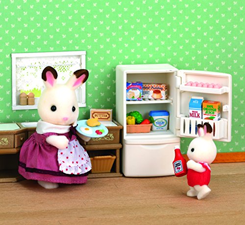 Sylvanian Families-8718637035662 Animales Set refrigerador (Epoch para Imaginar 3566)