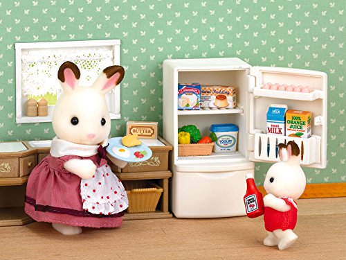 Sylvanian Families-8718637035662 Animales Set refrigerador (Epoch para Imaginar 3566)