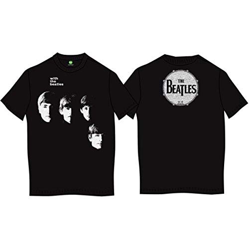 T-Shirt # M Black Unisex # With the Beatles