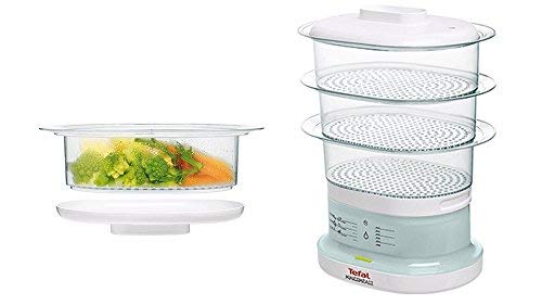 Tefal Minicompact VC1301 Vaporera, 4.3/6.5 L, Blanco