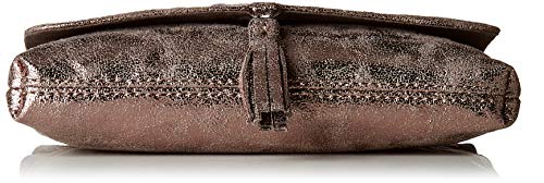 Tom Tailor Acc Luna Glam Clutch - Bolso para mujer (2 x 12 x 20 cm), color plateado