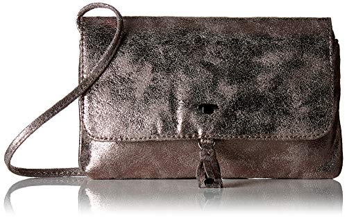 Tom Tailor Acc Luna Glam Clutch - Bolso para mujer (2 x 12 x 20 cm), color plateado