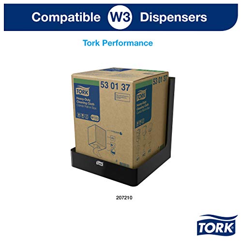 Tork 530137 Paño de limpieza ultrarresistente Premium/1 capa/Papel multiuso compatible con los sistemas W1, W2 y W3/1 bobina x 106,4 m de largo/color blanco