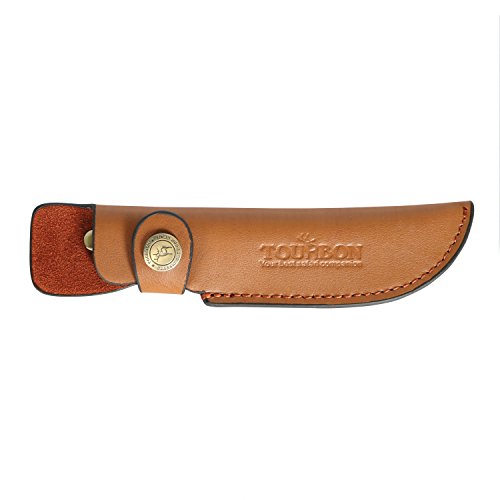 TOURBON Funda de Cuero para Cuchillo de Caza Funda Snap Knives Hunter Knives Hold Case