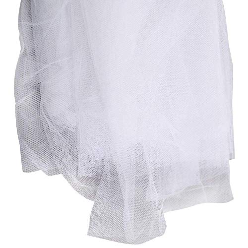 Unimall Mosquitera para Cama Matrimonio Anti mosquitos para el Hogar o de Vacaciones con Cuatro Esquina Post Cama Princesa Dosel Mosquitera con Apertura Grande(malla densa) (Blanco)