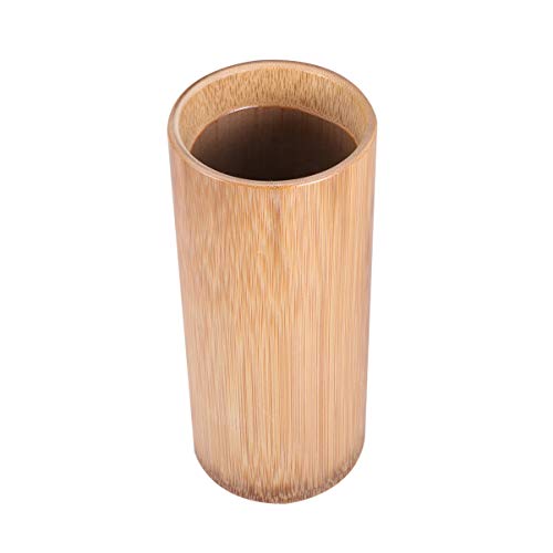 UPKOCH Soporte de Utensilios de Cocina de Madera de Madera Contenedor de Caja de Organizador de Palillos de Bambú de 20 Cm para Cocina de Restaurante en Casa