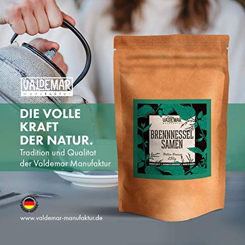 Valdemar Manufaktur Premium BRENNNESSEL-Samen - Paquete de pesca (250 g)