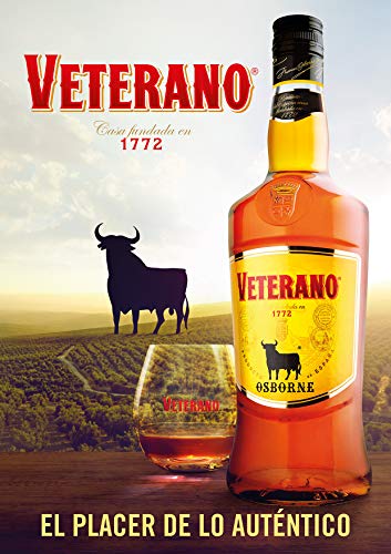 Veterano - Bebida espirituosa elaborada a partir de brandy de Jerez 1L