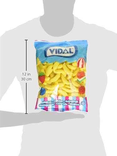 Vidal Bananas Gigantes Azúcar Golosina - 1000 gr