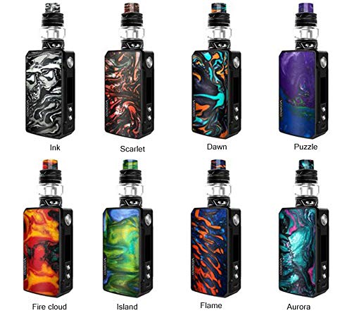 Voopoo Drag 2 Starter kit, Cigarrillo Electrónico Kit Vapor eCig Chips FIT-Modo 177W Box Mod Atomizador Uforce T2 Tank 5ml - Sin Nicotina y Sin E-líquido (B-aurora)