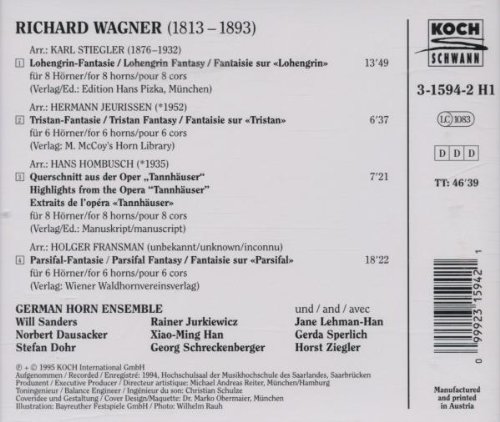 Wagner;Operas Trascr.for Horns