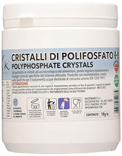 WK - Cristales de polifosfato (1 kg), color blanco