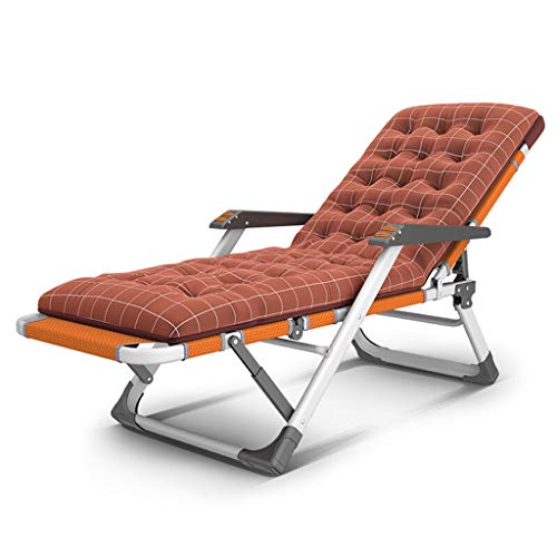 WMQ Silla Zero Gravity, Asiento Acolchado Ajustable Extragrande de 26 '', Silla de Patio reclinable Lounge con Almohada de Contorno y Mesa Lateral, Pliegues Planos para Almacenamiento, Soporte 220lbs