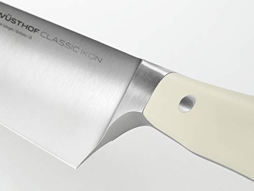 Wüsthof Classic Ikon Crème 1040432207 - Cuchillo de pelar (hoja de 7 cm, forjado, mango de color blanco)