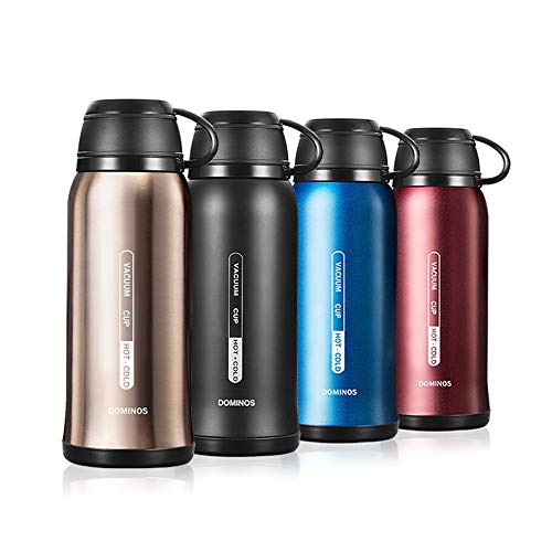 Y·J&H Termo de Vacío de Doble Pared,Botella de Agua Acero Inoxidable sin BPA,Botellas Frío/Caliente,Botellas Termica para Niños, Colegio, Oficina, Trekking - 650ml Champán Oro