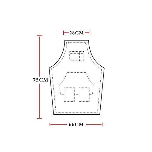 YXDZ Delantal De Mezclilla Cafetería Tienda De Té Delantal De Trabajo Camarero Barbería Pintura Delantal Infantil D