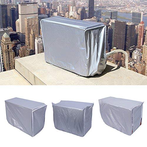 Zerodis Funda para Aire Acondicionado, Cubierta Exterior Protectora Antirresbaladiza Impermeable del Aire Acondicionado para el Hogar(94 * 40 * 73cm)