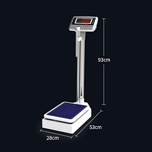 ZJZ Básculas de Altura y Peso, báscula electrónica de precisión, Pantalla LCD Digital de Alta definición, sensores de Alta precisión, 200 kg