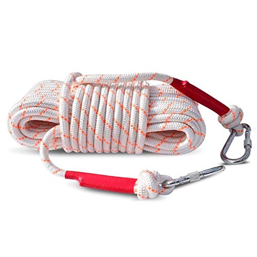 ZSM Top Cuerda Cuerda Fuego Auto Rescate Fuego casero de Emergencia Cuerda Cuerda de Escape Sheng Deng Shan Multiuso Cuerda Diámetro Proyecto Cuerda de Escalada 12MM YMIK (Size : 20M(65.5FT))