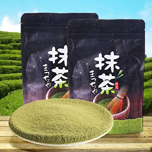 100 g de polvo de matcha, polvo de té verde orgánico natural puro de matcha, pastel de helado de chocolate Ingredientes para hornear en la cocina, uso para cocinar, hornear, hacer batidos