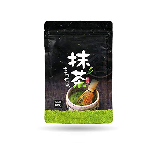 100 g de polvo de matcha, polvo de té verde orgánico natural puro de matcha, pastel de helado de chocolate Ingredientes para hornear en la cocina, uso para cocinar, hornear, hacer batidos