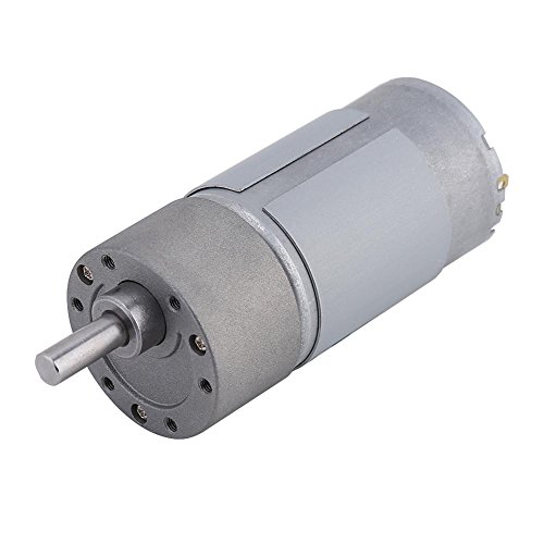 12V 24V Motor Eléctrico de Grande Esfuerzo de Torsión de DC 15W de Velocidad Lenta y Poco Ruido con Engranaje(12V 100r/min)