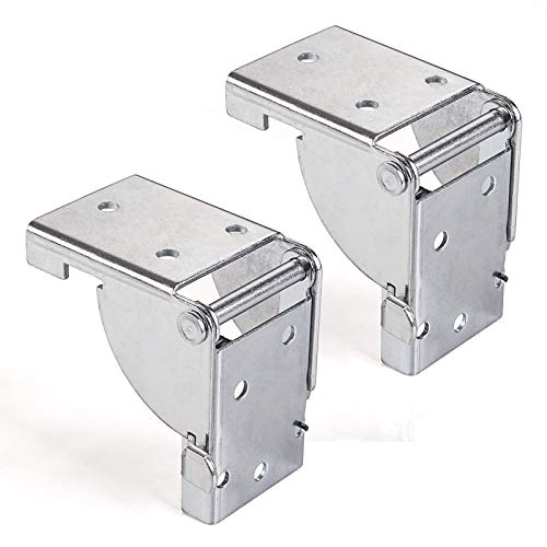 2 x SO-TECH® Mensula plegable para Pata de Mueble Bisagra Consola plegable para Mesa plagable 38 x 38 mm