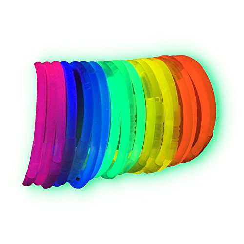 200 Pulseras luminosas glow pack multicolor