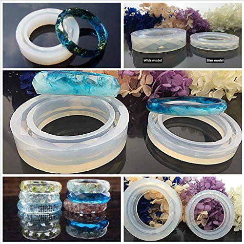 250 ml de resina epoxi de cristal + lámpara led con juego de herramientas de 4 piezas, pigmento líquido de 15 colores 24 decoración 12 polvo 100 anillos + 22 moldes con varias formas para hacer joyas