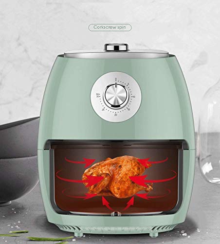 2.5L Aire Fryer, utensilios de cocina saludable, Papas a la Francesa Horno 1350W, 30 Minutos Contador de tiempo y temperatura ajustable de control de 40 grados;C-200 °;C rápida circulación de aire ver