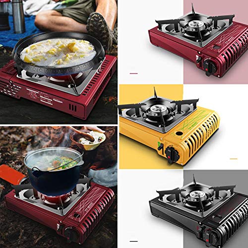 2900W Portable Butane Gas Stove Burner Cartucho Gas, Hornillo De Camping Portátil, para Acampada, con Maletín De Transporte