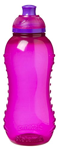 3 300 ml de sistema Twist N Sip – Botella, Azul, Rosa, Púrpura