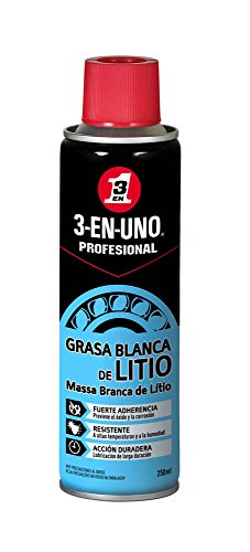 3 EN UNO 34453 Grasa de Litio, Transparente, 250 ml