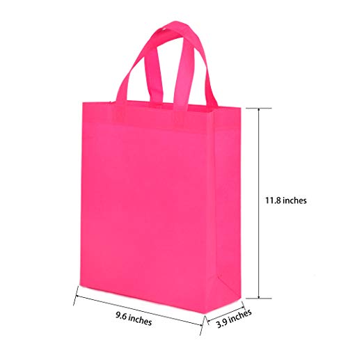 30 Bolsas para Regalo Bolsas de Fiesta con Asas Bolsas de Mano no Tejidas Juguete Goody Favor Bolsa para Baby Shower, Cumpleaños, Halloween, Navidad, Artículos para Fiestas en Bodas