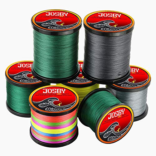 300 m 500 m 1000 m 8 hebras 10-80 libras nuevo PE trenzado alambre de pesca multifilamento súper fuerte línea de pesca Japón multicolor, X8-1000M-rosa, 1.0