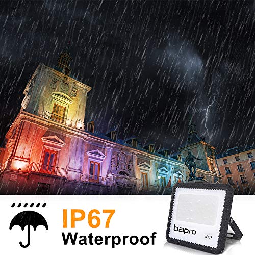 30W RGB Foco LED con Control Remoto, Foco Proyector Exteriores Interior IP67 Impermeable LED Reflecto 16 colores 4 modos Luces de Humor para Fiesta Jardín Halloween, Decoración Navideña