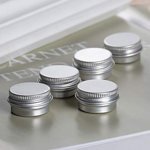 35 Unidades Tarros de Aluminio 5ml Latas Aluminio Vacías Envases Contenedores Cosmético Botes Cajas Metal Pequeñas