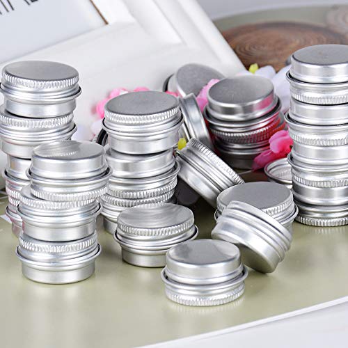 35 Unidades Tarros de Aluminio 5ml Latas Aluminio Vacías Envases Contenedores Cosmético Botes Cajas Metal Pequeñas