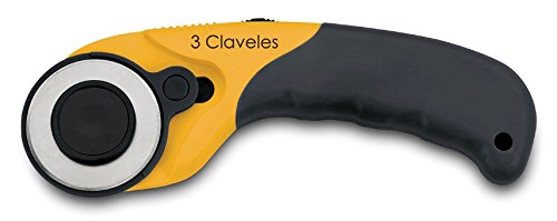 3Claveles 216 - Cúter rotativo de 17 cm, 45 mm