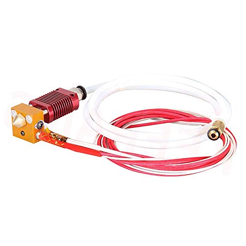 3Dman MK8 Extruder Hotend Kit 24V/40W Extruder Print Head for CR10 and Ender 3 Series 3D Printers, 1.75mm Filament/0.4mm Nozzle