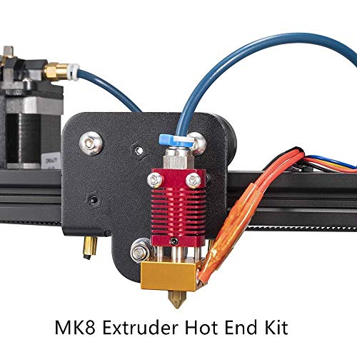 3Dman MK8 Extruder Hotend Kit 24V/40W Extruder Print Head for CR10 and Ender 3 Series 3D Printers, 1.75mm Filament/0.4mm Nozzle