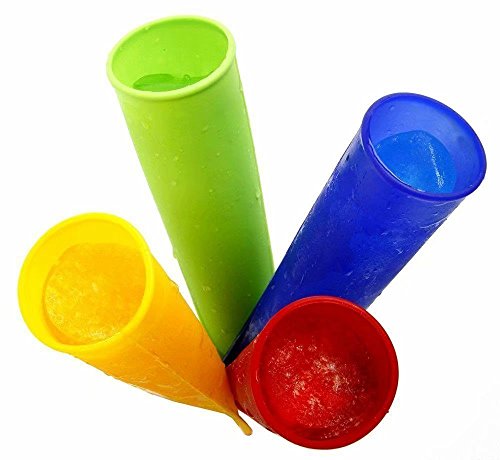 4-Pack Callippo Silicone Ice Pop Moulds Calipo Push Up Lolly Mold by Silicone4U