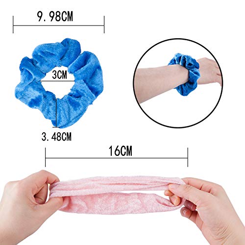 45 Colores Velvet Elástico Hair Scrunchies, Lazos Elásticos De Banda Pelo Stretchy Multicolor De Terciopelo Accesorios Para El Cabello Ponytail Titular Para Mujeres Niñas Accesorios