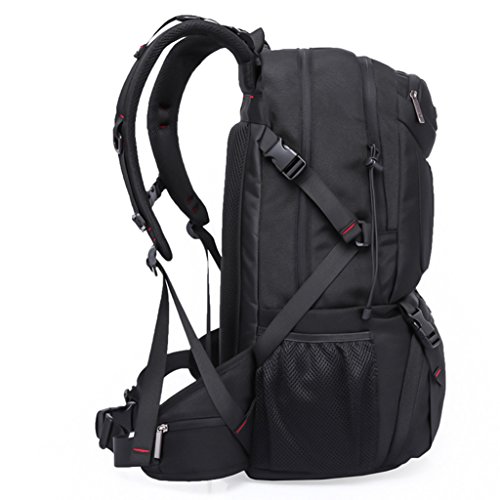 45L de Alta Capacidad Resistente al Agua de Viaje al Aire Libre Camping Ciclismo Multifunción Mochila Laptop Computer Bag No.2227 (Negro)