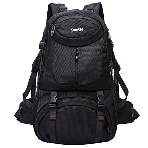 45L de Alta Capacidad Resistente al Agua de Viaje al Aire Libre Camping Ciclismo Multifunción Mochila Laptop Computer Bag No.2227 (Negro)