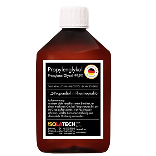 5.0L Propilenglicol 99,9% USP 1,2-propanodiol Botella para uso farmacéutico, alimentario y PG Base de E-Líquido E-Cigarrillo E-Shisha Vape (1 Galonera 5L)