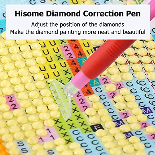 5D Herramienta de Pintura de Diamantes, AUSHEN 117 Piezas de Punto de Cruz Herramientas Kit Completo Incluyendo Pluma de Punto de Diamante, y Caja de Bordado de Diamantes Para Artesanía de Arte DIY