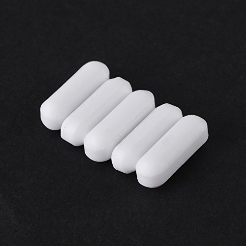 5pcs Tipo-C PTFE Barras de Agitación para Laboratorio Varilla de Agitación para Mezclador Magnético(C5*15mm)