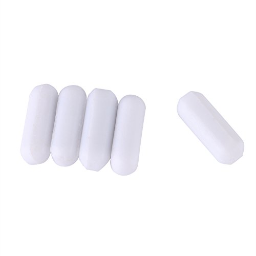 5pcs Tipo-C PTFE Barras de Agitación para Laboratorio Varilla de Agitación para Mezclador Magnético(C5*15mm)