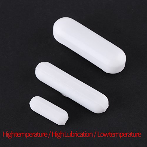 5pcs Tipo-C PTFE Barras de Agitación para Laboratorio Varilla de Agitación para Mezclador Magnético(C5*15mm)